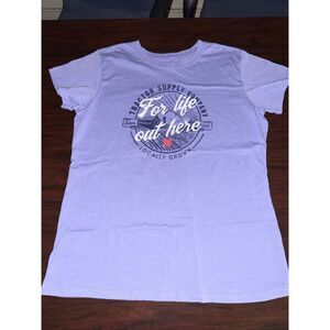 Tractor Supply Purple Short Sleeve Tee Shirt Size X-Large